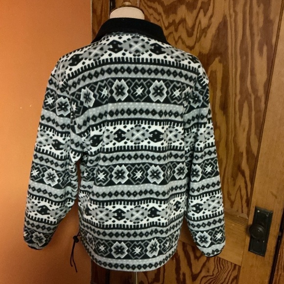 Vtg LL Bean Navajo fleece pullover - Picture 10 of 11